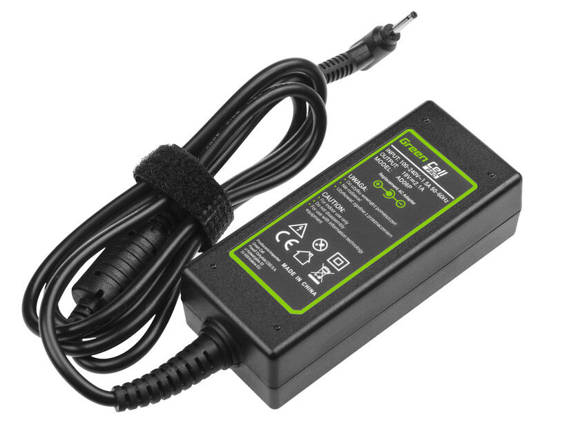 Green Cell PRO polnilec / AC Adapter 19V 2.1A 40W za Asus Eee PC 1001PX 1001PXD 1005HA 1201HA 1201N 1215B 1215N X101 X101CH (AD06P)