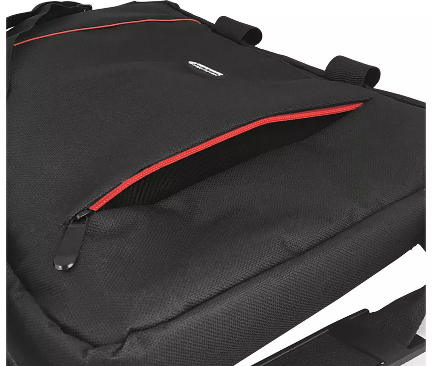 Torba za prenosnik 39,6 cm (15,6″) Esperanza SALERNO Toploader črno/rdeča