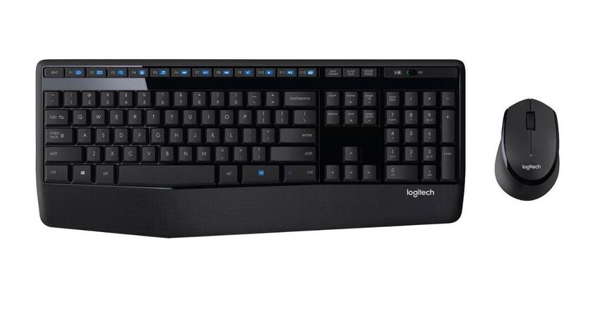 Tipkovnica in miška brezžična Logitech MK345