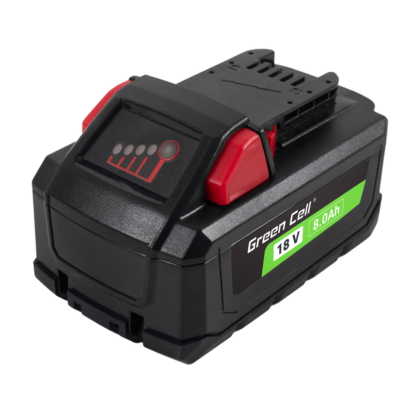 Green Cell baterija za Milwaukee M18 18V 8Ah nadomestna baterija M18 HB8 4932471070 (PTML18V8)