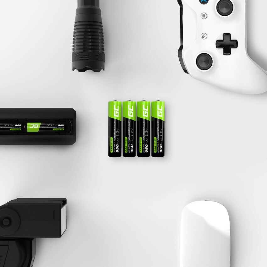 Green Cell Rechargeable baterijas 4x AAA HR03 950mAh (GR03)