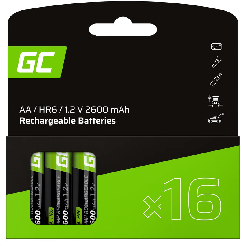 Green Cell 4x AA HR6 2600mAh baterija (GR10)