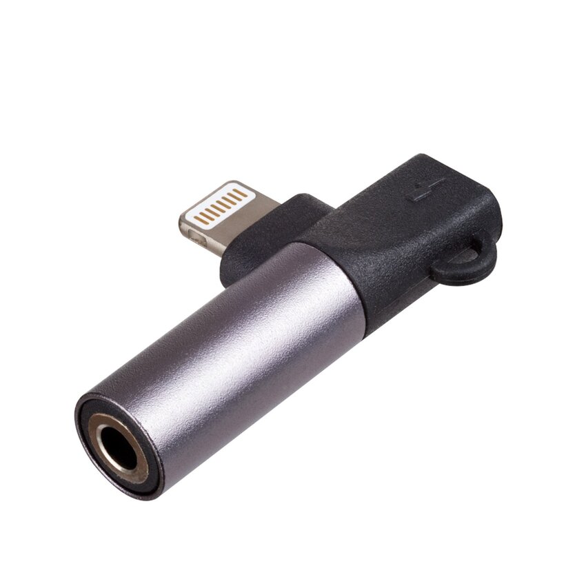 Adapter iz Iphone Lightning na Audio Jack + napajanje