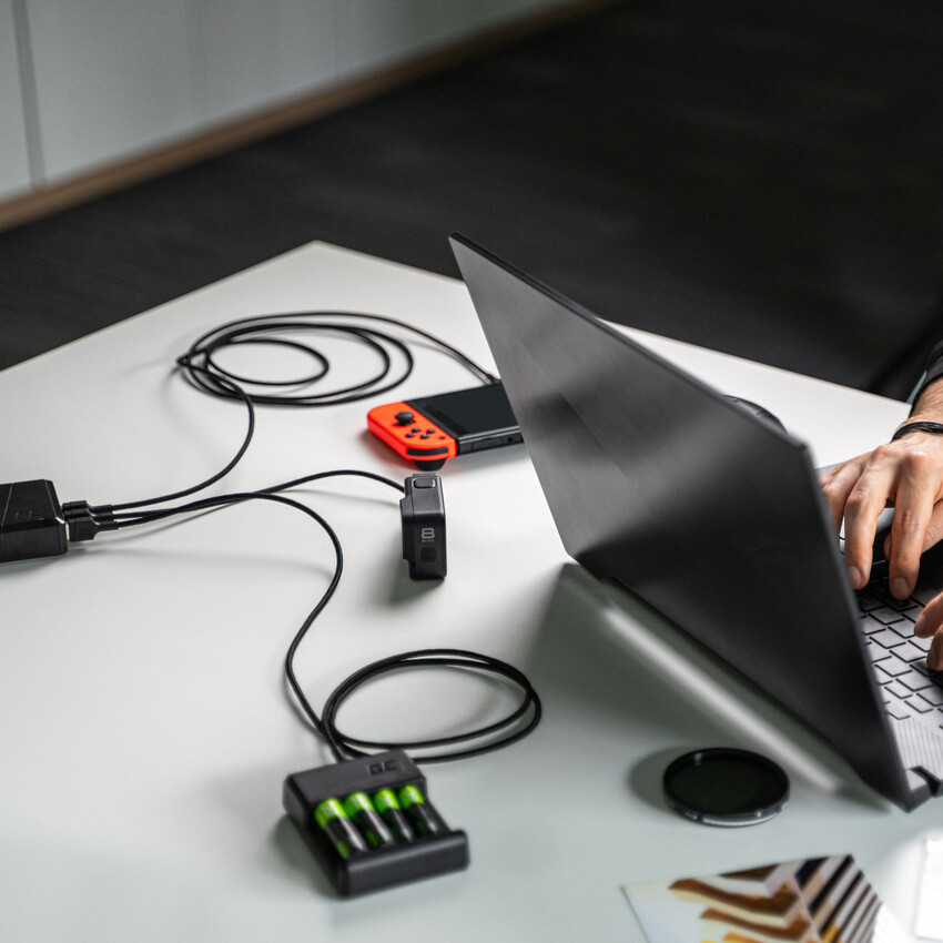 Green Cell kabel GC PowerStream USB-A - USB-C 120cm Ultra Charge, QC 3.0 (KABGC22)