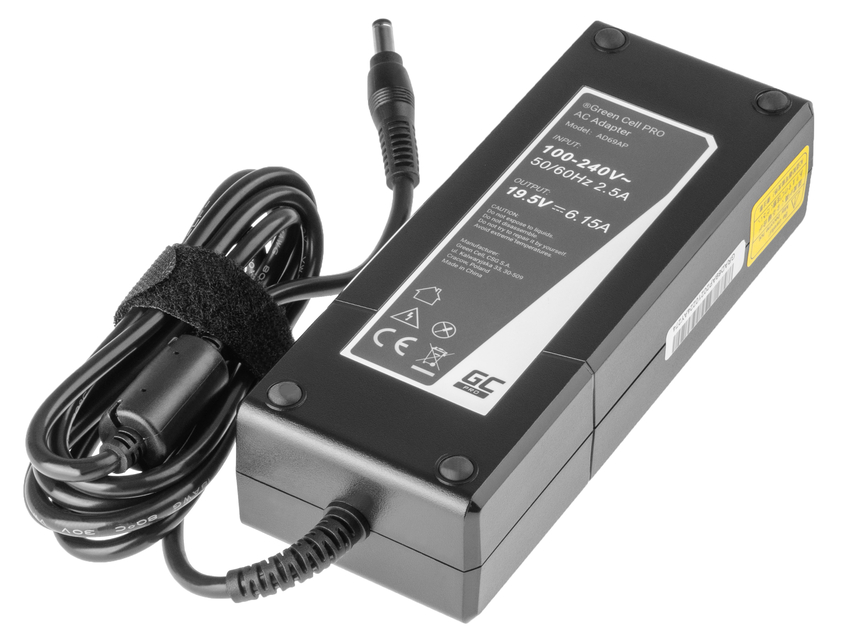 Green Cell PRO polnilec / AC Adapter 19.5V 6.15A 120W za Lenovo IdeaPad Y510p Y550p Y560 Y570 Y580 Z500 Z570 MSI GE60 GE70 GP70 (AD69AP)