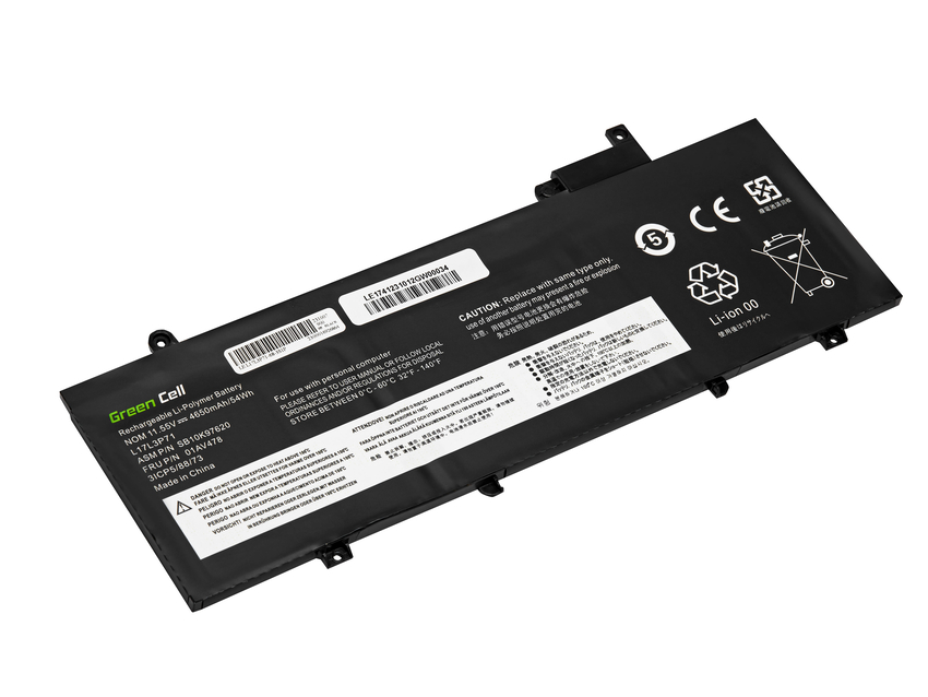 Green Cell L17L3P71 L17M3P71 L17M3P72 baterija za Lenovo ThinkPad T480s (LE174)