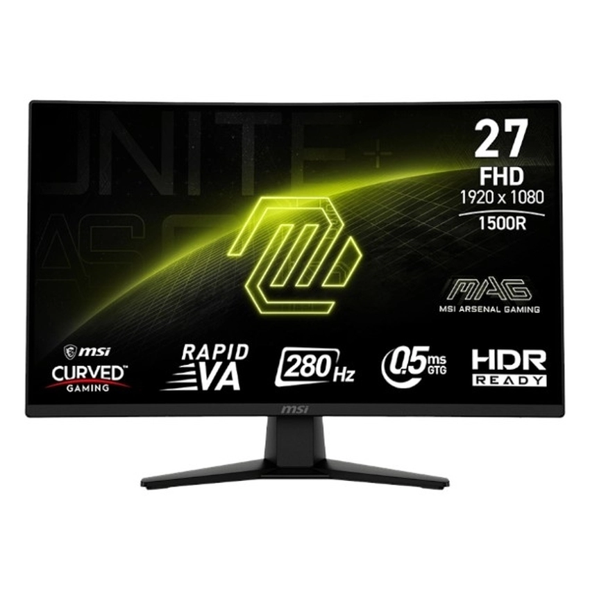 Monitor Gaming MSI MAG 274cxf 68,6 cm (27″) FHD VA LED 280 Hz FreeSync ukrivljen
