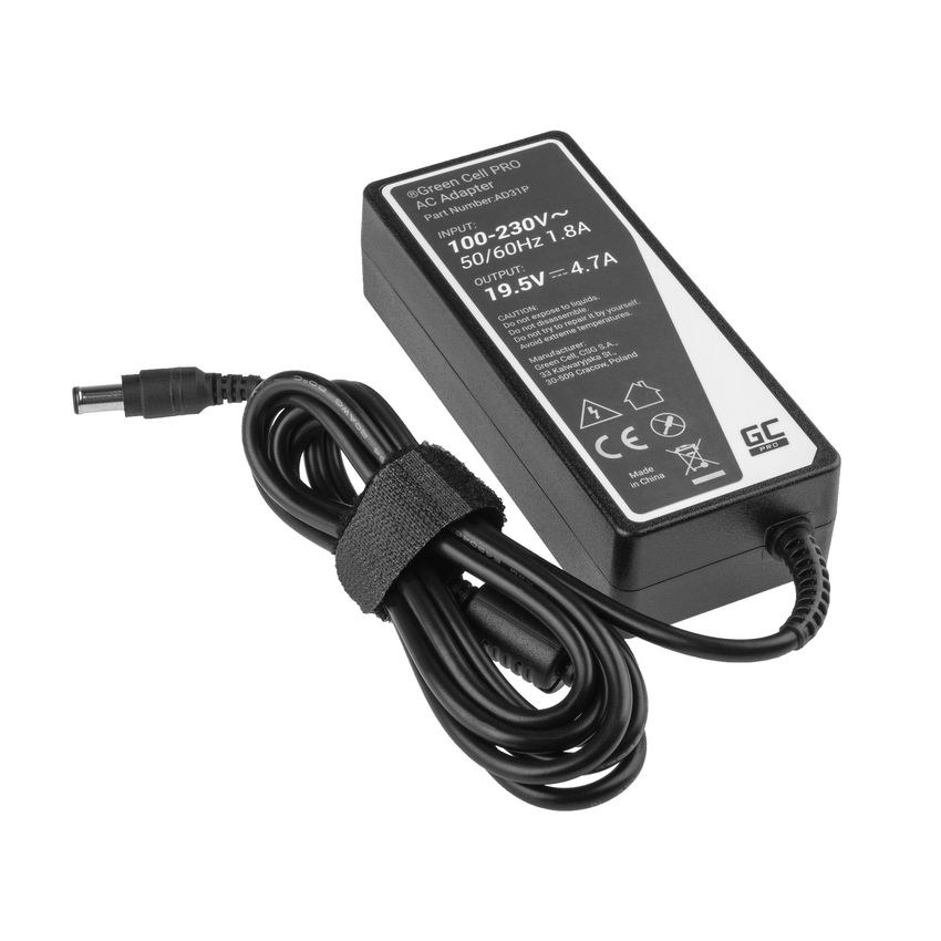 Green Cell PRO polnilec / AC Adapter 19.5V 4.7A 90W za Sony Vaio PCG-61211M PCG-71211M PCG-71811M PCG-71911M Fit 15 15E (AD31P)