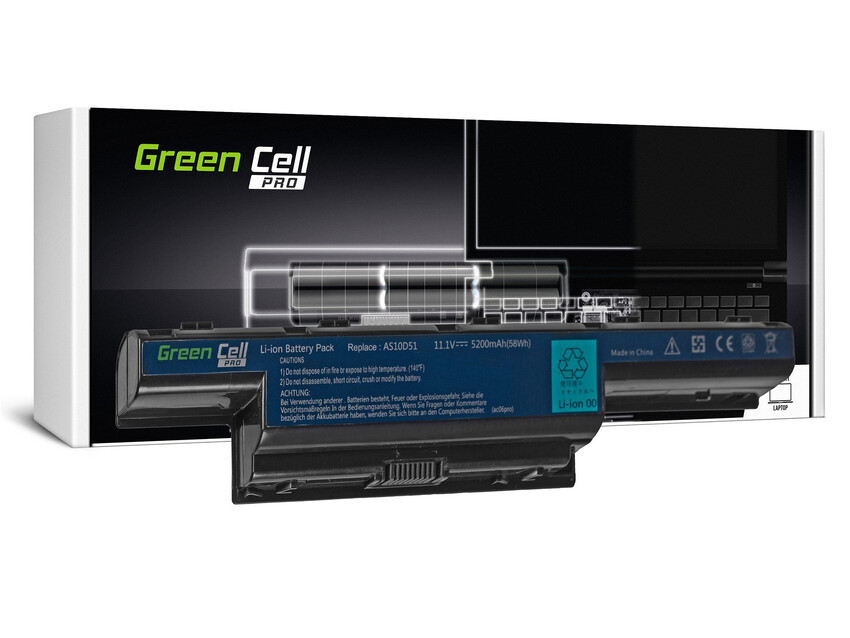 Green Cell baterija PRO AS10D31 AS10D41 AS10D51 AS10D71 za Acer Aspire 5741 5741G 5742 5742G 5750 5750G E1-521 E1-531 E1-571 (AC06PRO)