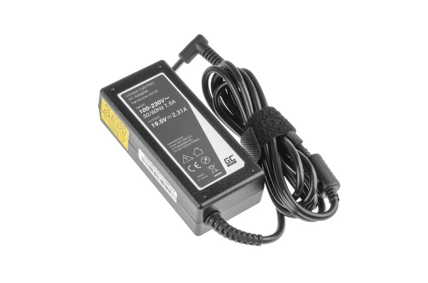 Green Cell PRO polnilec / AC Adapter 19.5V 2.31A 45W za HP 250 G2 G3 G4 G5 255 G2 G3 G4 G5, HP ProBook 450 G3 G4 650 G2 G3 (AD74P)