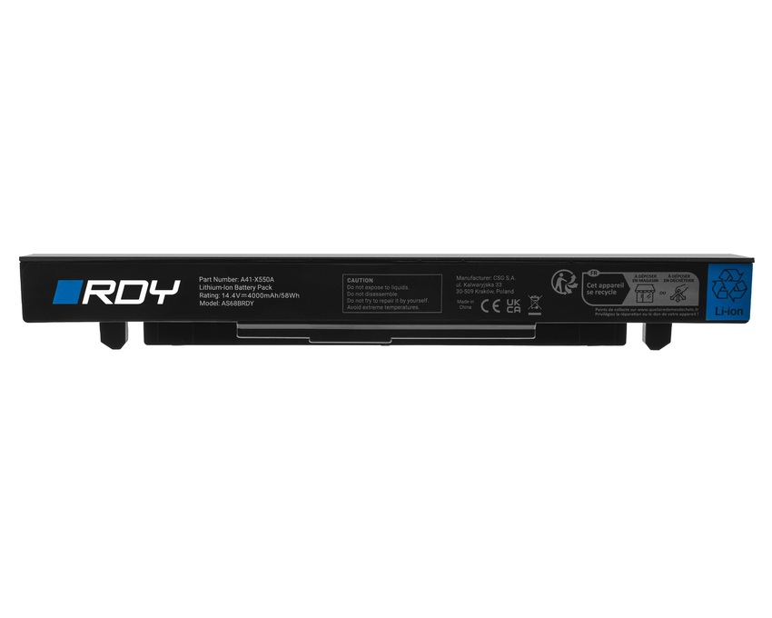 baterija RDY A41-X550A to Asus A550 F550J F550L R510 R510C R510J R510JK R510L (AS68BRDY)
