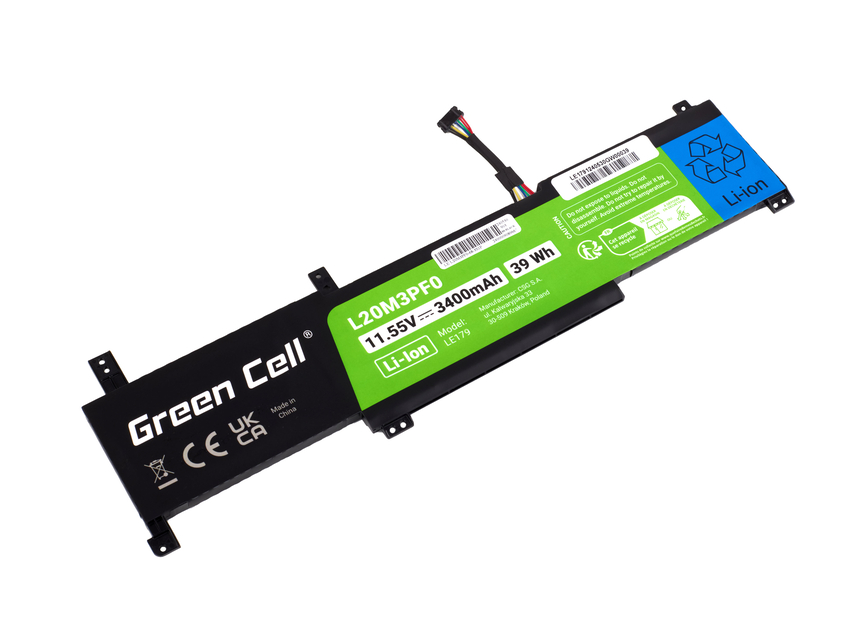 baterija Green Cell L20M3PF0 Lenovo Ideapad 3-14ITL6 15ITL6 17ITL6 S14 V14 15 17 G2 G3 (LE179)