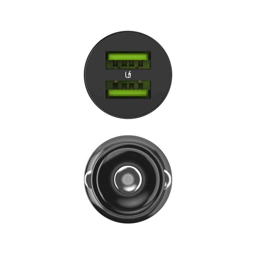 Green Cell avtomobilski polnilec 36W GC PowerRide Nano36 mit 2x USB-A Ultra Charge hitro polnjenje (CADM-GC-36AA)