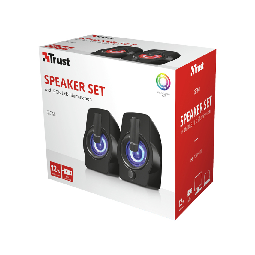 Zvočniki Trust Gemi Black Wired 6 W