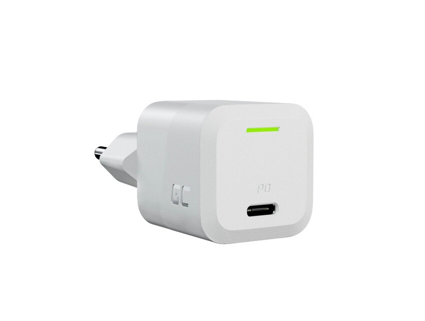 Green Cell Power polnilec 33W GaN GC PowerGan za laptop, MacBook, Iphone, Tablet, Nintendo Switch – USB-C napajalni kabel (CHARGC06W)