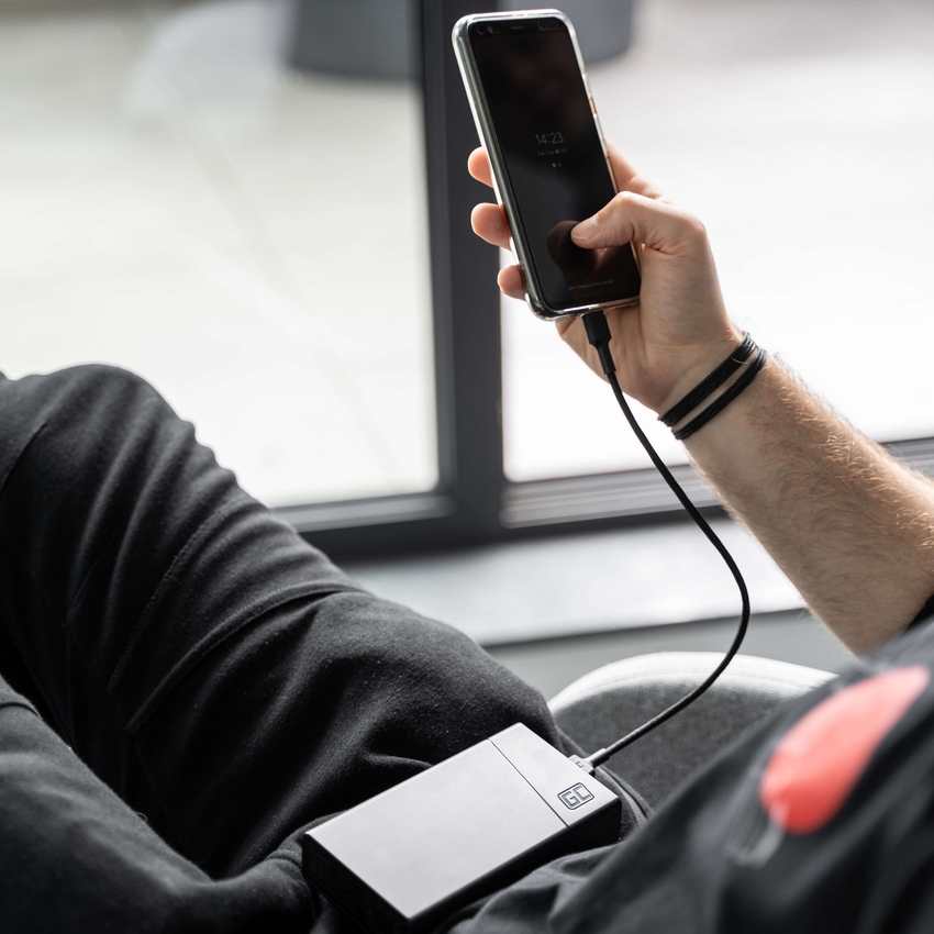 Set 3x Green Cell kabel GC Ray USB-C kabel 30cm, 120cm, 200cm with green LED backlight, fast charging UC, QC 3.0 (KABGCSET01)