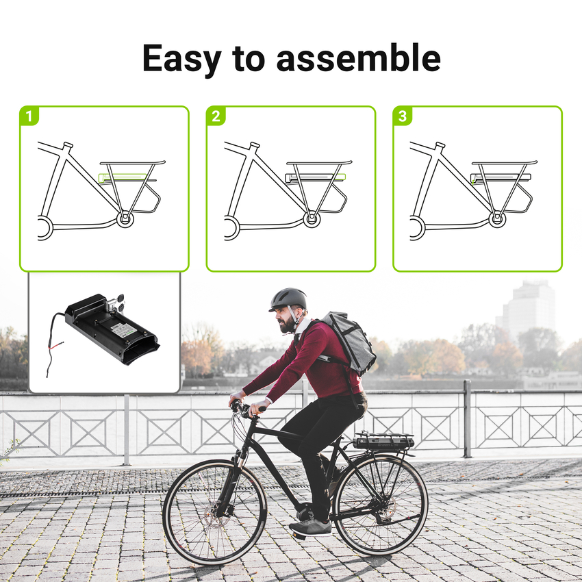 Green Cell baterija 13Ah (312Wh) za električna kolesa E-Bikes 24V (EBIKE50STD)