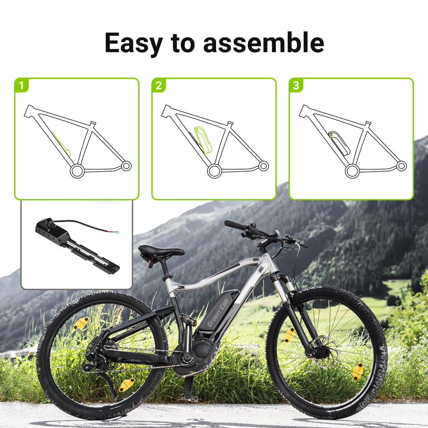 Green Cell baterija 15.6Ah (562Wh) za električna kolesa E-Bikes 36V (EBIKE24STD)