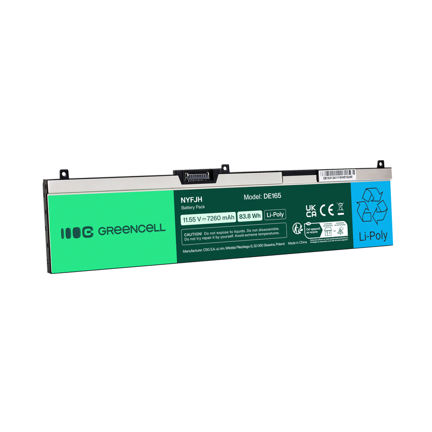 baterija NYFJH-6C 0NYFJH 0RY3F9 0VRX0J za Dell Precision 15 7530 7540 7740 (DE165)