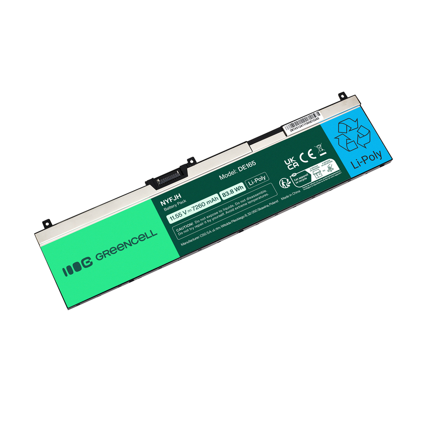 baterija NYFJH-6C 0NYFJH 0RY3F9 0VRX0J za Dell Precision 15 7530 7540 7740 (DE165)