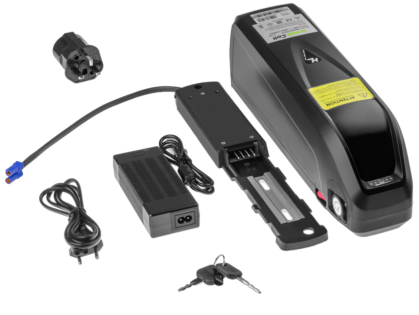 Green Cell E-bike baterija 36V 20Ah 720Wh Down Tube Ebike EC5 za Ancheer, Samebike, Fafrees with polnilec (EBIKE77STD)